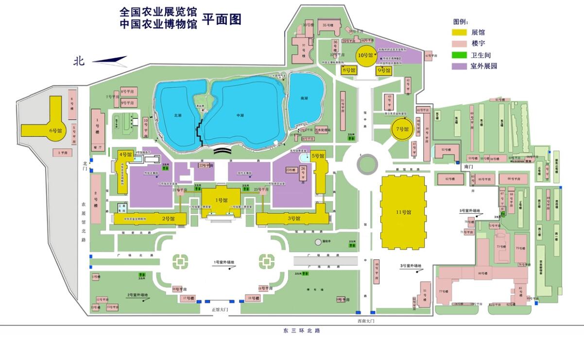 全國農(nóng)業(yè)展覽館場館圖